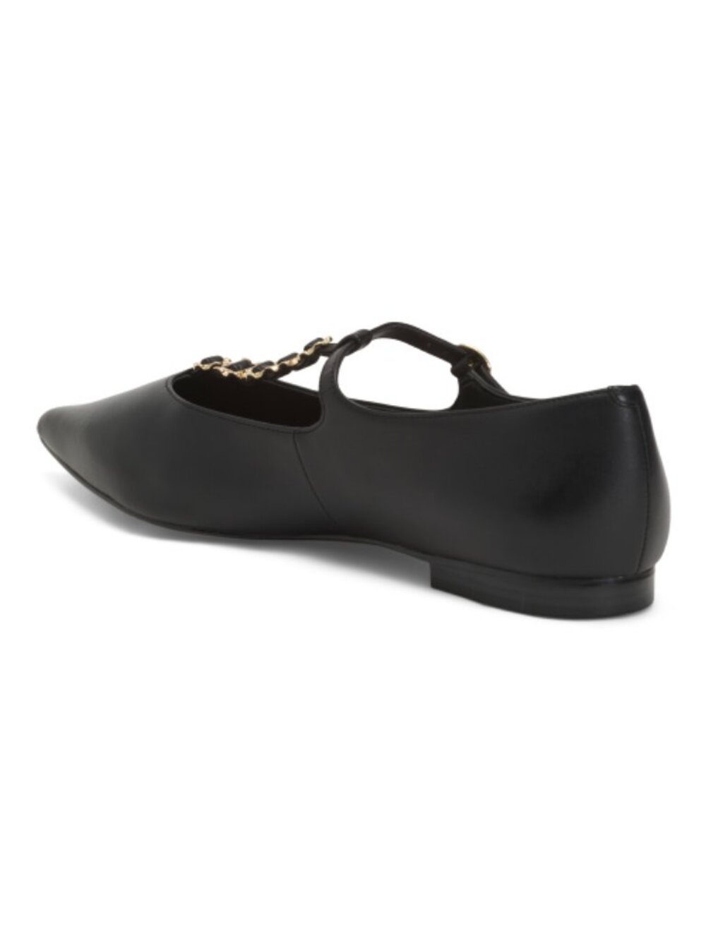 LINEA PAOLO Leather T-strap Ballet Flats - Picture 2 of 3